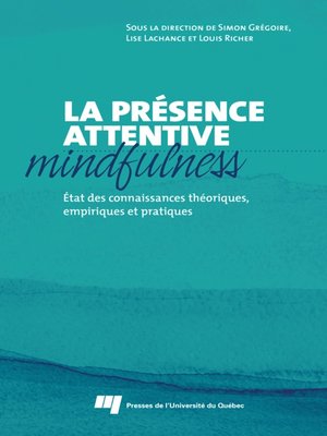 cover image of La présence attentive (mindfulness)